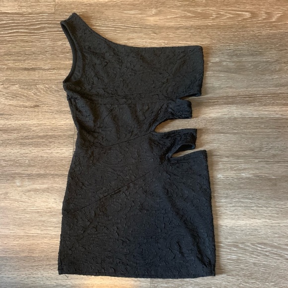 easel Dresses & Skirts - Easel lace cutout Bodycon mini dress